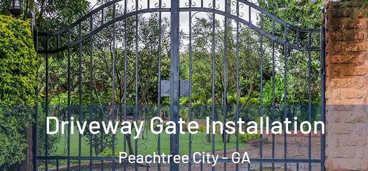 Driveway Gate Installation Peachtree City - GA